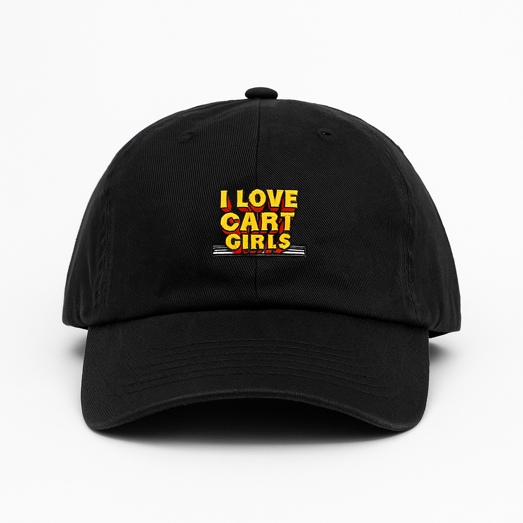 I Love Cart Girls Dad Hat
