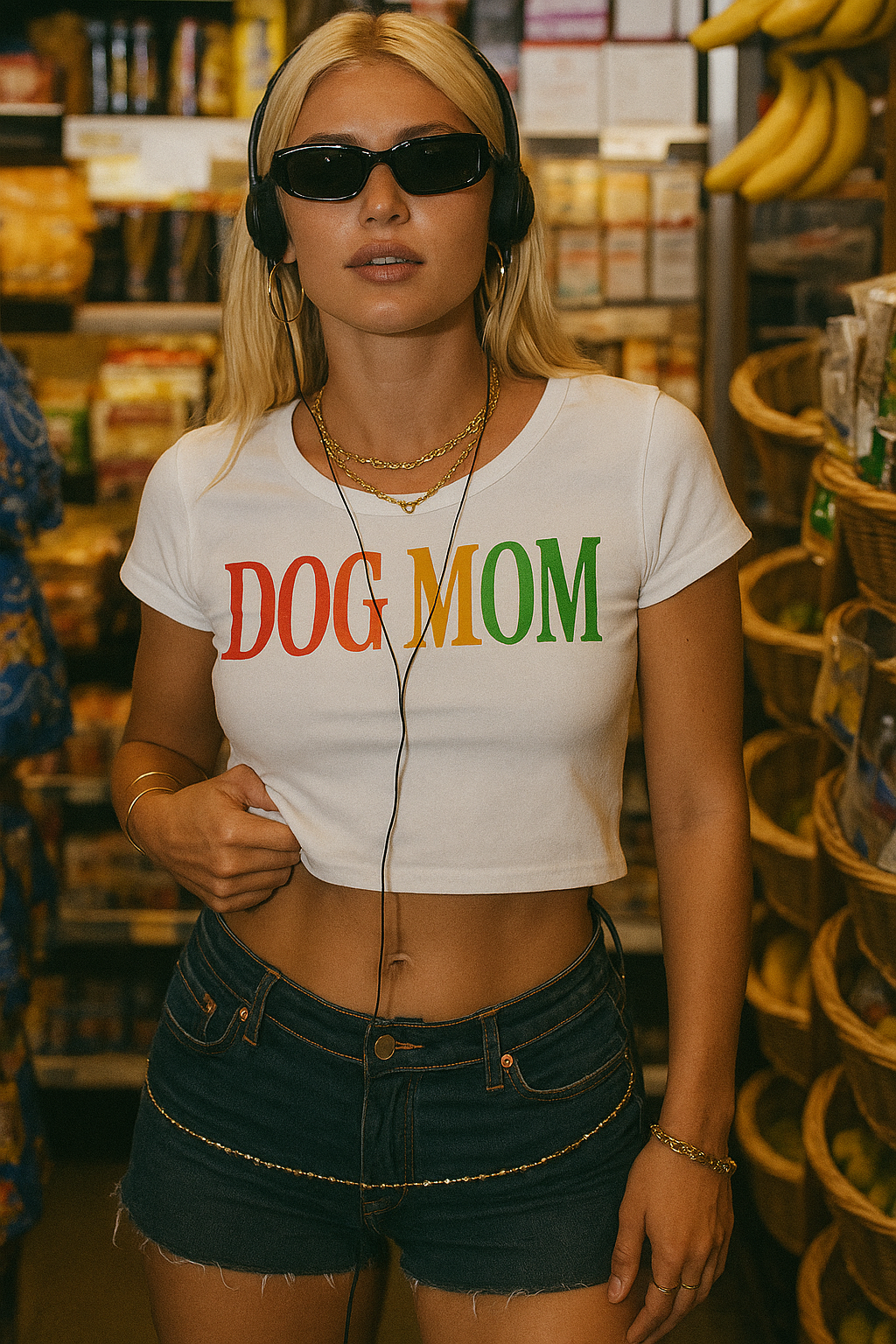 Dog Mom Crop Top