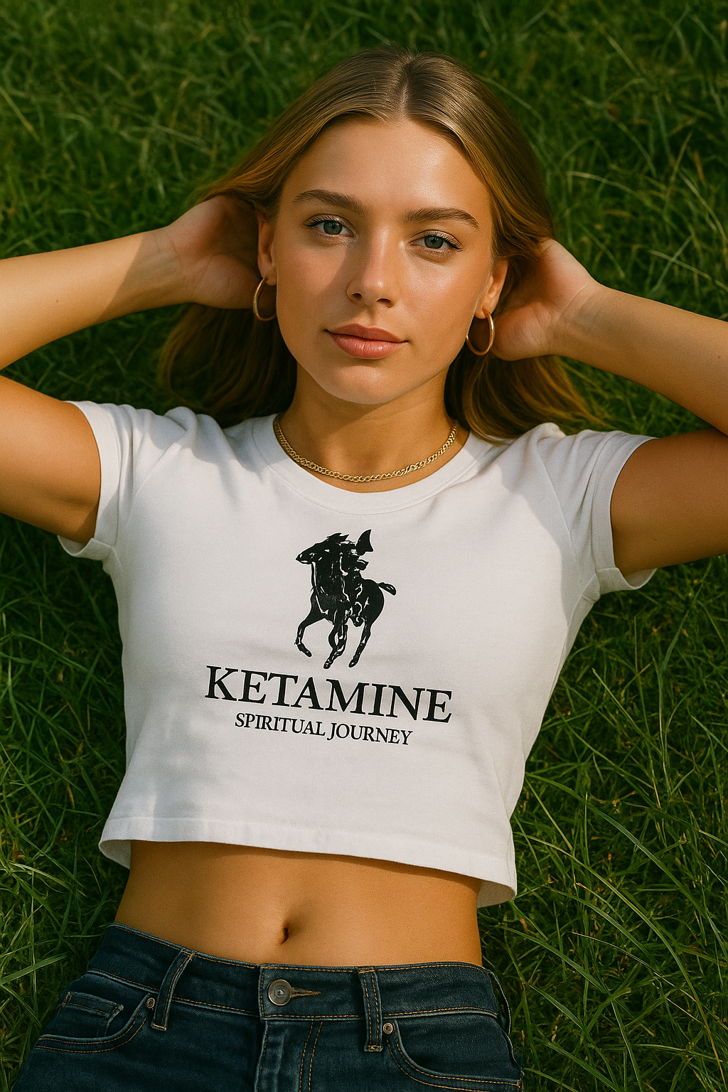 Ketamine Crop Top