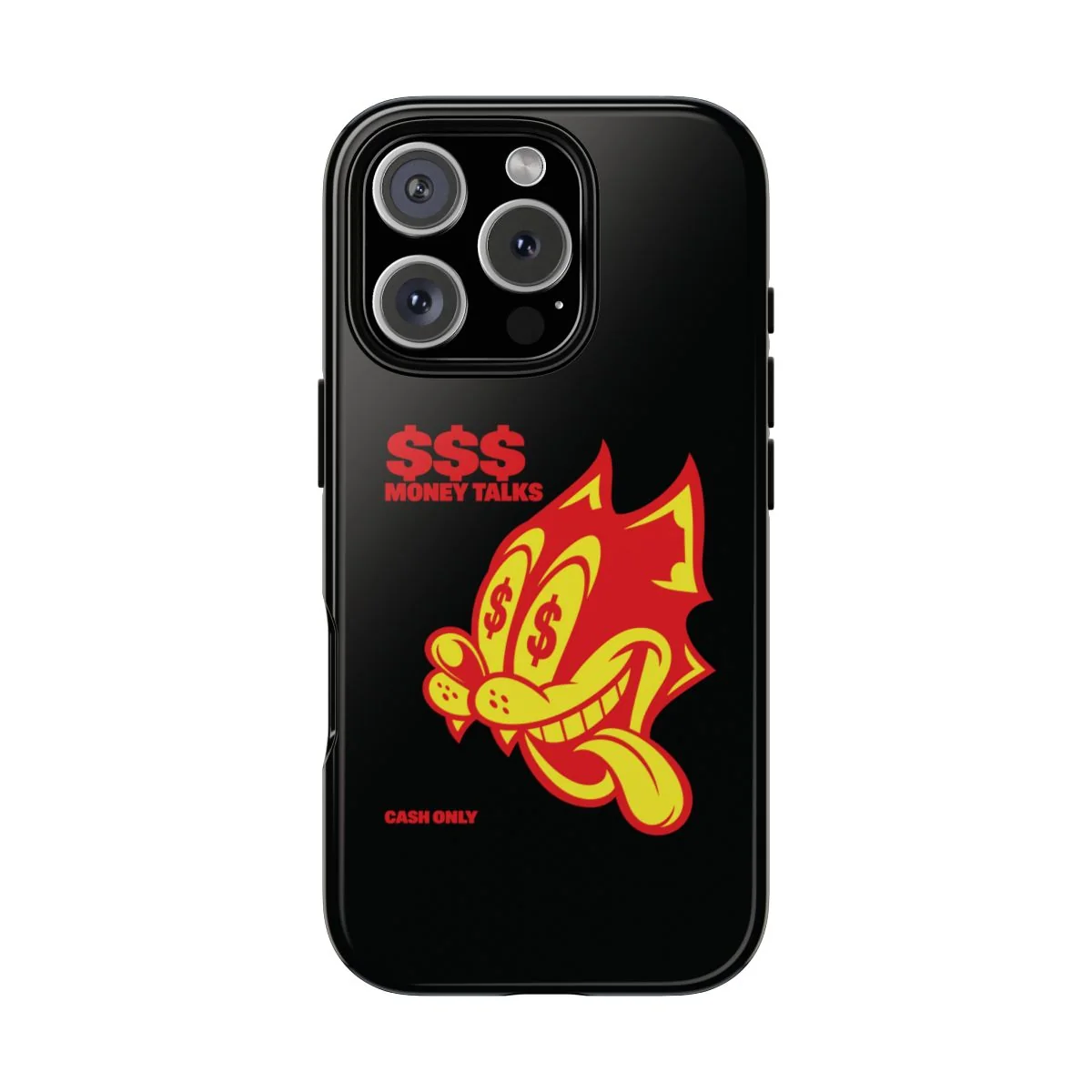 Money Talks phone case product mockup